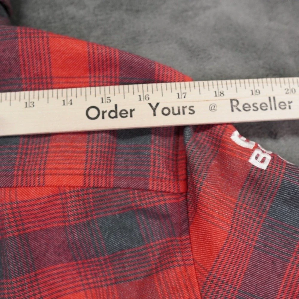 The North Face Flannel Shirt Mens Small Buffalo Plaid Quoggy Jo Ski‎ Bike Board
